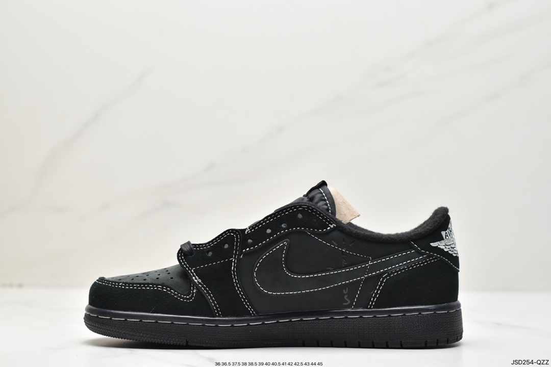 200 Air Jordan 1 Low OG 全黑倒勾 低帮 DM7866-001