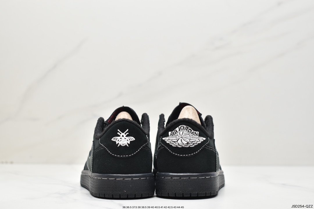 200 Air Jordan 1 Low OG 全黑倒勾 低帮 DM7866-001