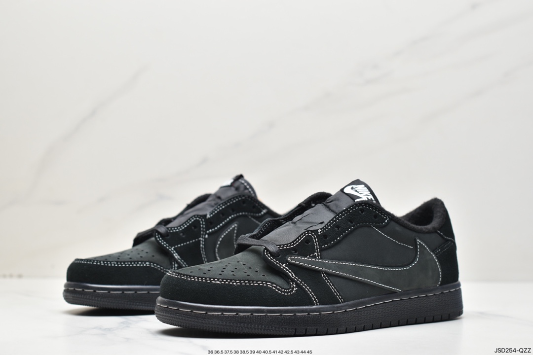 200 Air Jordan 1 Low OG 全黑倒勾 低帮 DM7866-001