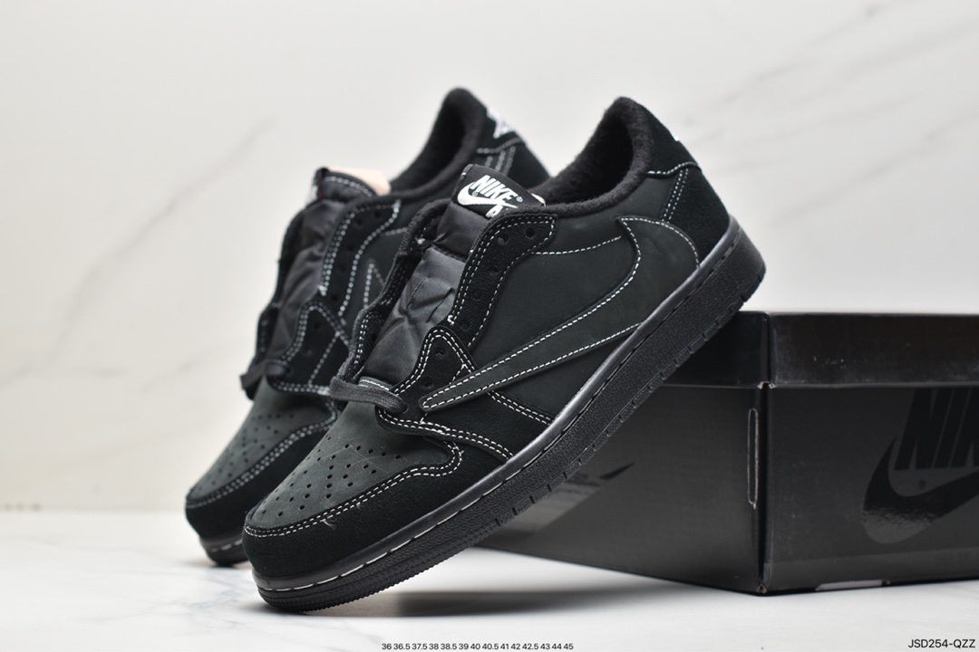 200 Air Jordan 1 Low OG 全黑倒勾 低帮 DM7866-001
