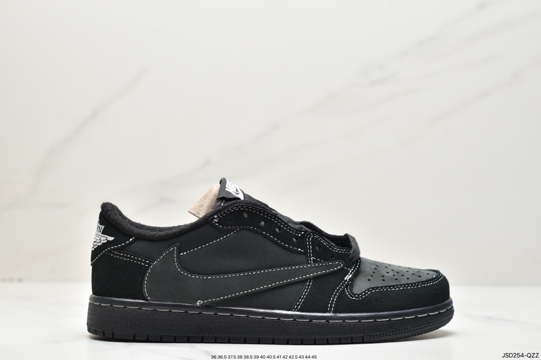 200 Air Jordan 1 Low OG 全黑倒勾 低帮 DM7866-001