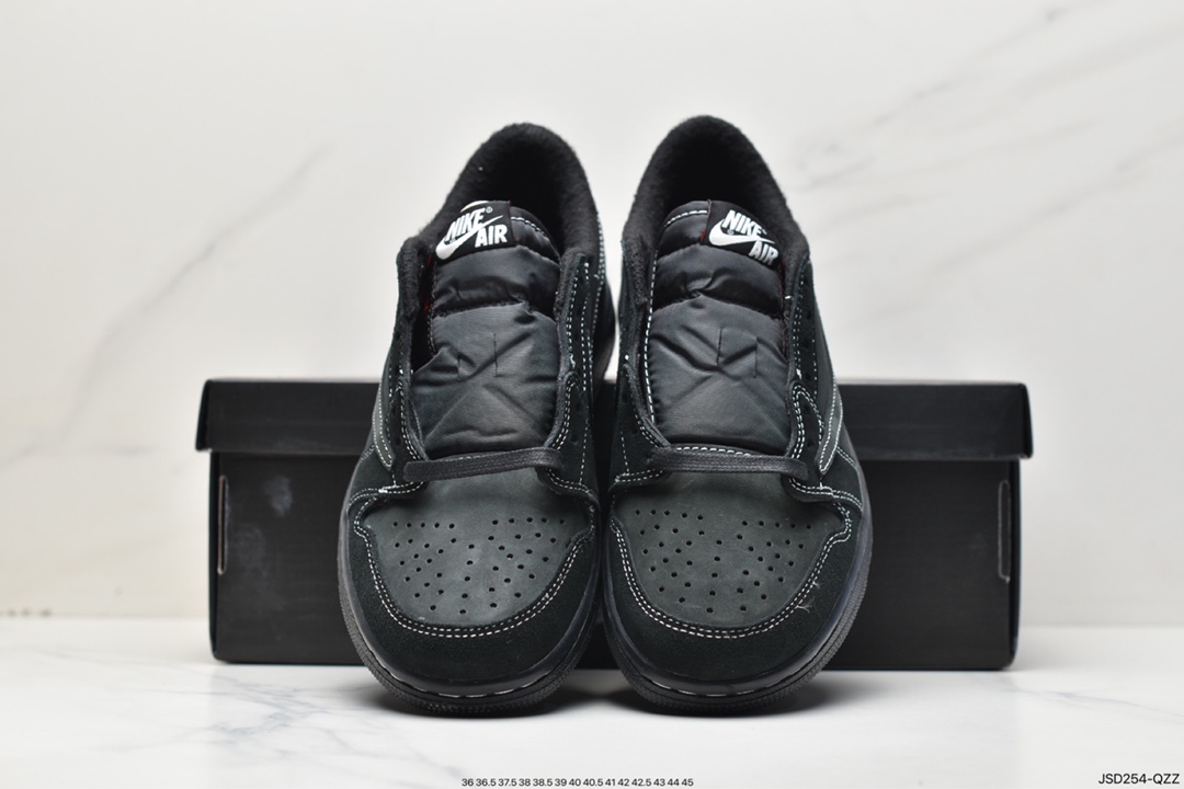 200 Air Jordan 1 Low OG 全黑倒勾 低帮 DM7866-001