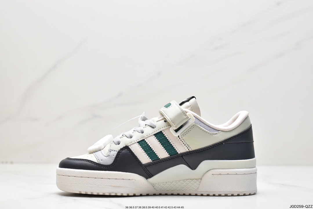 Adidas Clover Originals Forum 84 Low Roman Series Velcro Low Help HQ6938