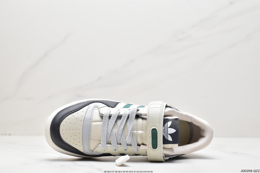 Adidas Clover Originals Forum 84 Low Roman Series Velcro Low Help HQ6938