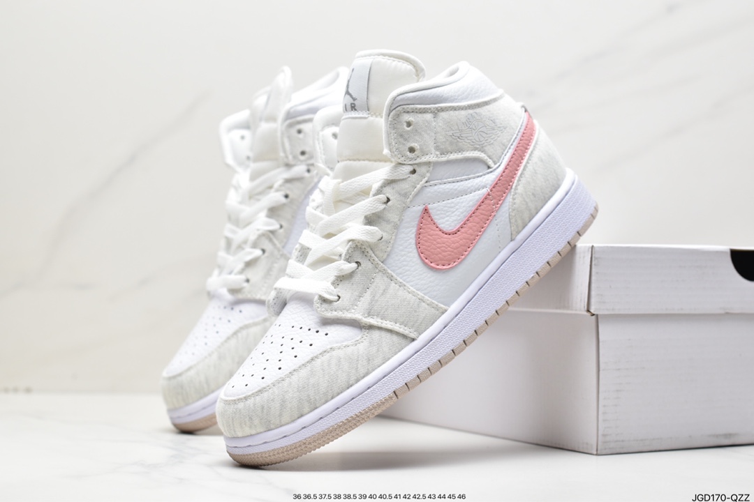 180 乔丹Air Jordan 1 Mid AJ1 乔1 中帮554724-411
