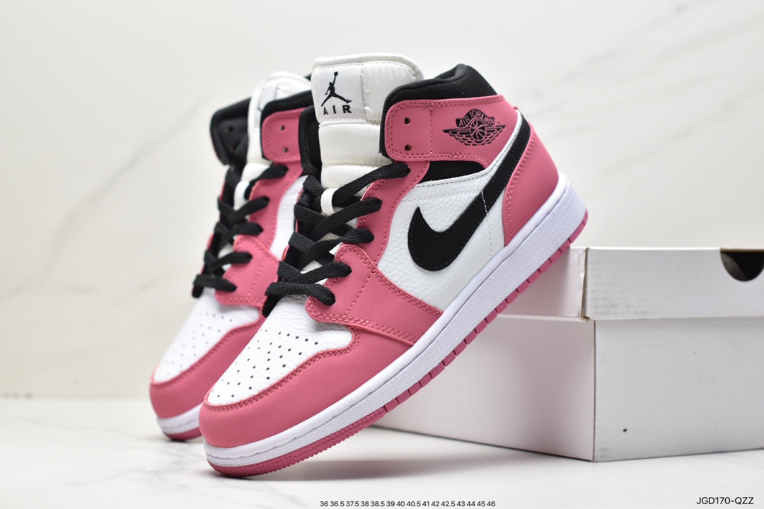 180 乔丹Air Jordan 1 Mid AJ1 乔1 中帮554724-411