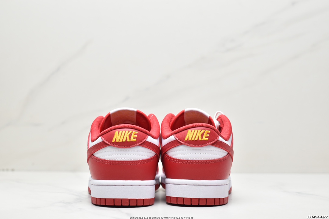 Nike Dunk Low ”Gym Red” Platinum Red Gold Epic Benefit DD1391-602