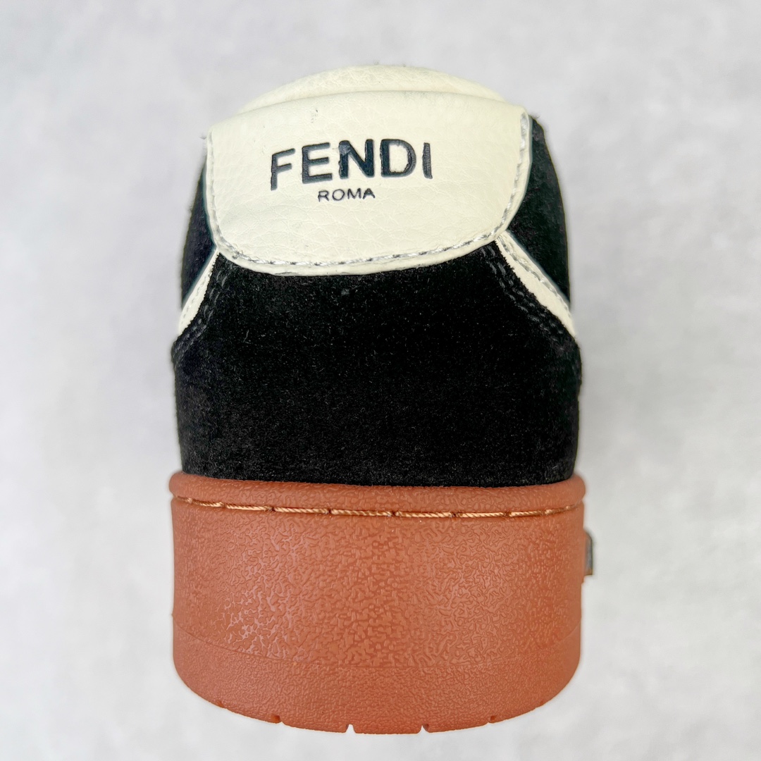 图片[8]-＃S版纯原 FENDI 芬迪 Match sneaters高帮运动鞋 独家定制 全身20几个细节点全部做到一致还原 吊打市面所有版本 独家原装套装配件官方同源 渠道原装订单 全套专柜包装物及配件#鞋底嵌入核心防伪芯片感应装置 FENDI芬迪match最新爆款情侣款运动鞋板鞋原版购入 高工艺无缝细空胶技术 贴楦误差0.05mm,鞋底采用固特异内外锁死工艺 最大限度弯折永不开胶 原鞋一致效果环保无味 鞋面采用麂皮和皮革拼接组合 logo内里采用毛巾绒里 上脚超级柔软 轻便 舒适搭配卫衣 尺码：35 36 37 38 39 40 41 42 43 44 45-选品中心