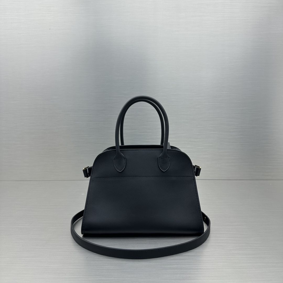 The Row [Small size all black leather] Expensive goods shipped from the original factory