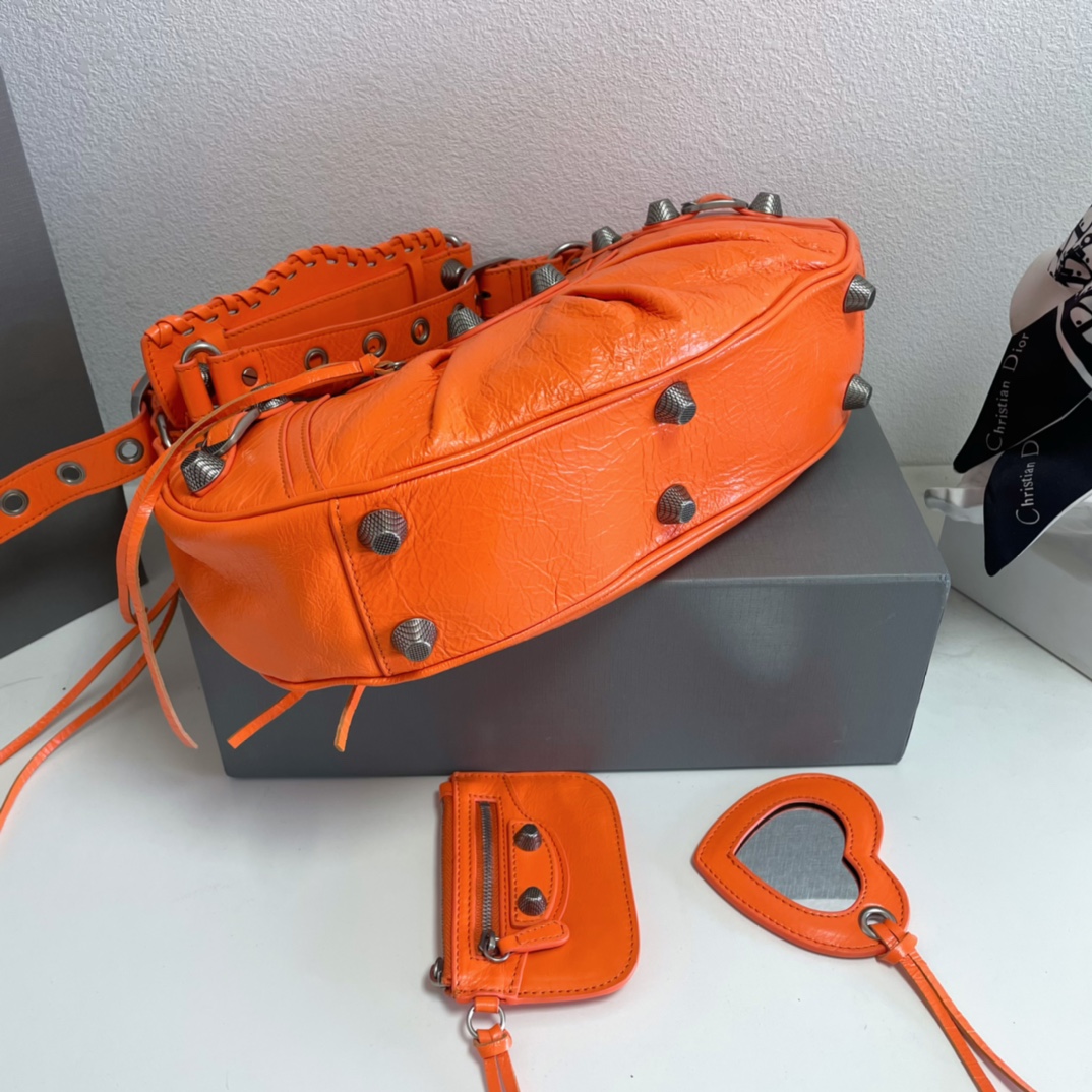 巴黎世家 Balenciaga 高定经典皮革女包手袋 #BEEFF880 8