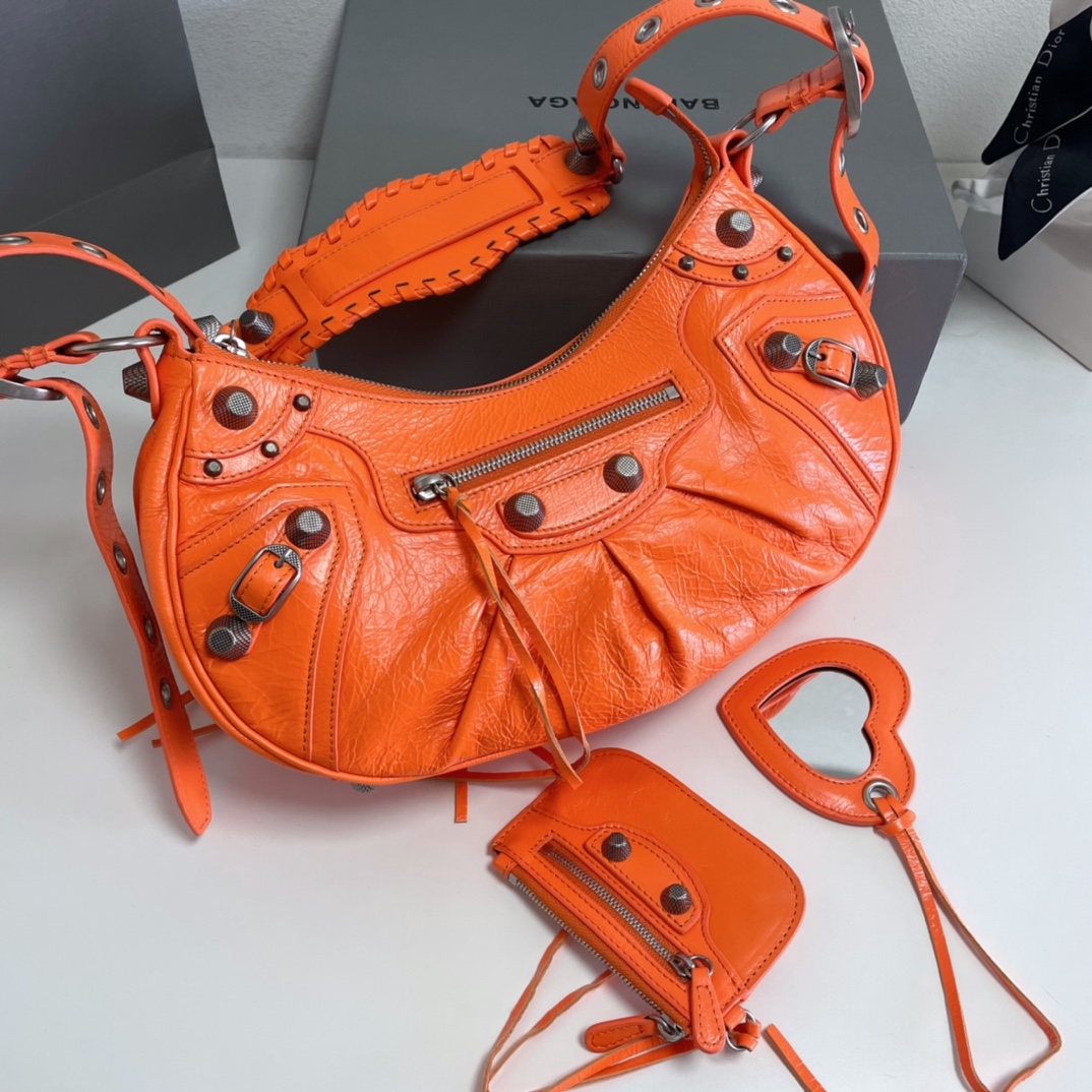 巴黎世家 Balenciaga 高定经典皮革女包手袋 #BEEFF880 4