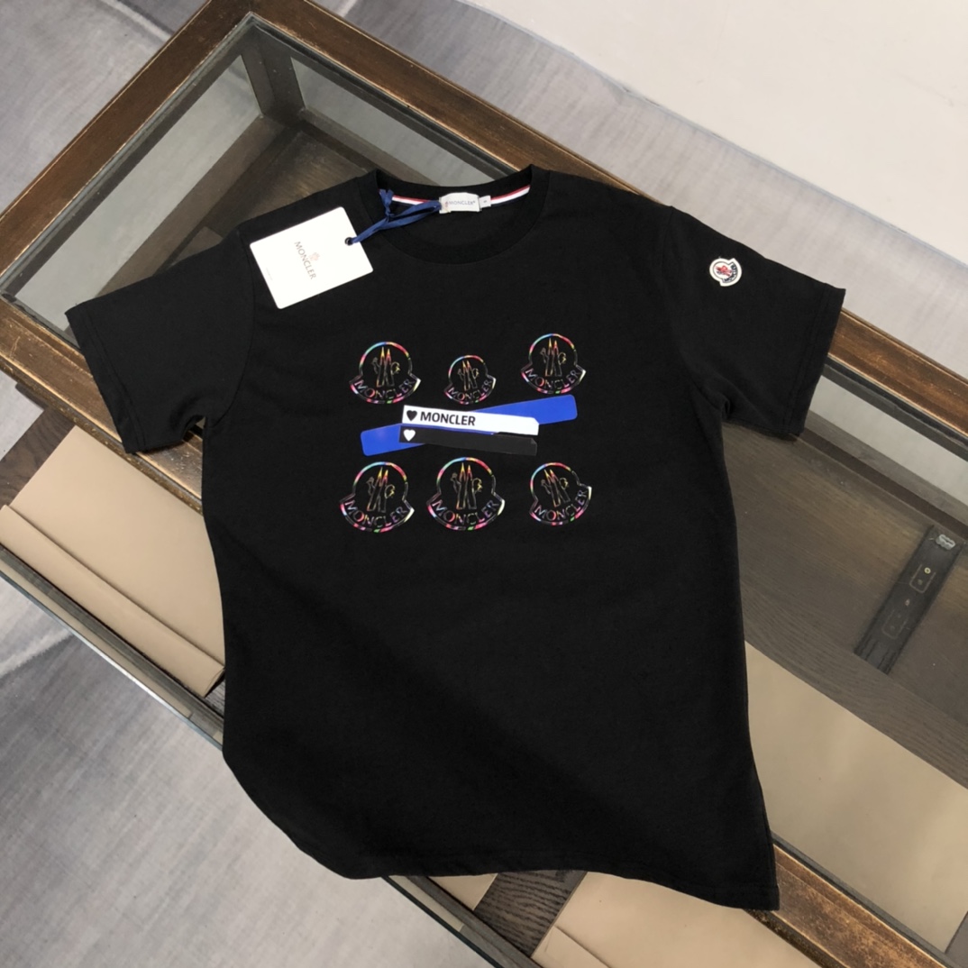 Moncler Clothing T-Shirt Cotton Fashion