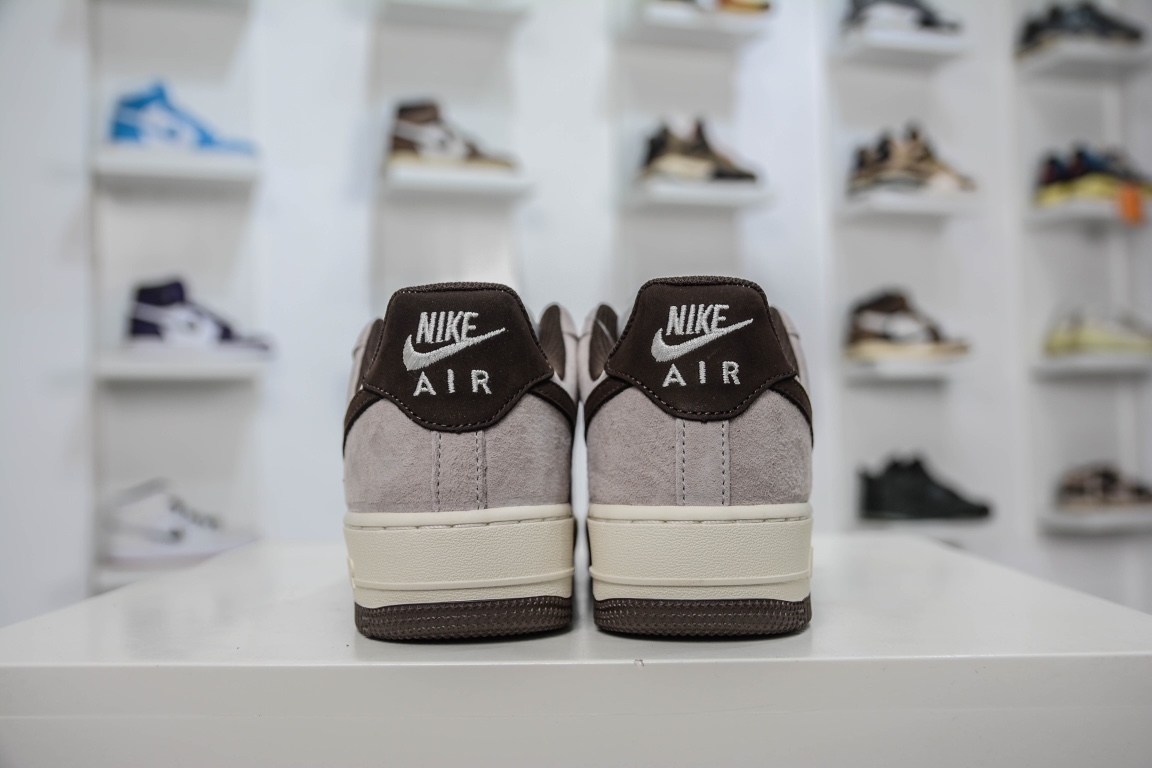 240 Nike Air Force 1 Low 07 灰棕 空军一号低帮休闲板鞋 NT9988-918