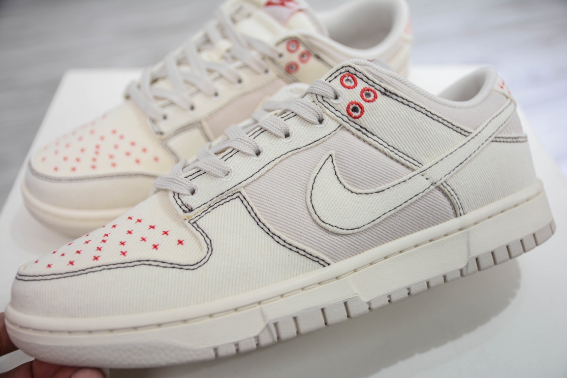 280 Nike SB Dunk Low 丹宁白红满天星 DV0834-100