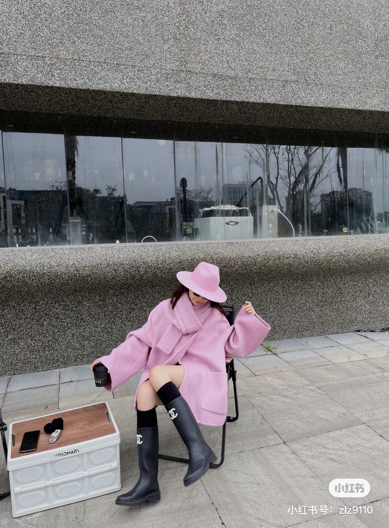 NO:786783,Xiaoxiang rain boots, the same style as Yang Mi's, Internet celebrity blogger star's feet pictures, boots, boots, rain boots19860909小香雨靴、杨幂同款 网红博主明星上脚图,靴子,boots,rain boots,Women's Shoes