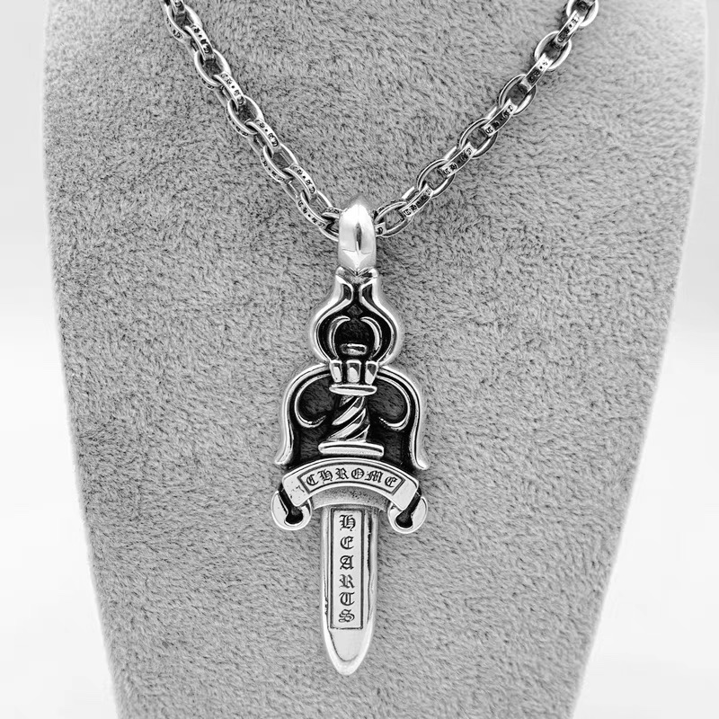 PUNK-CH’S PURE SILVER NECKLACE, MALE AND FEMALE