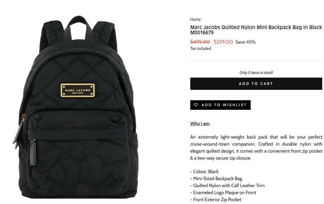 Marc Jacobs ～MARC JACOBS MINI