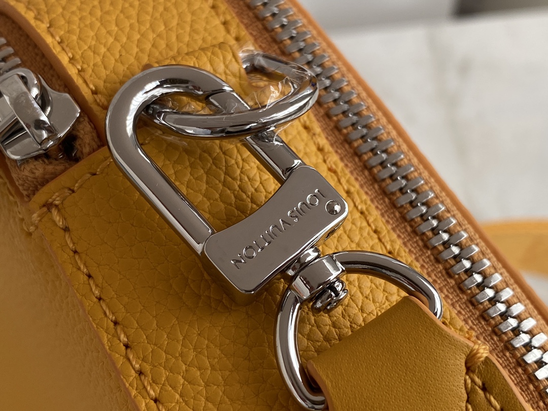 M59161 Yellow All-Leather Box Bag Series - Bag 7