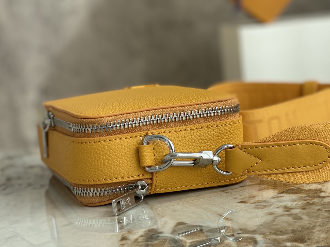 M59161 Yellow All-Leather Box Bag Series - Bag 4