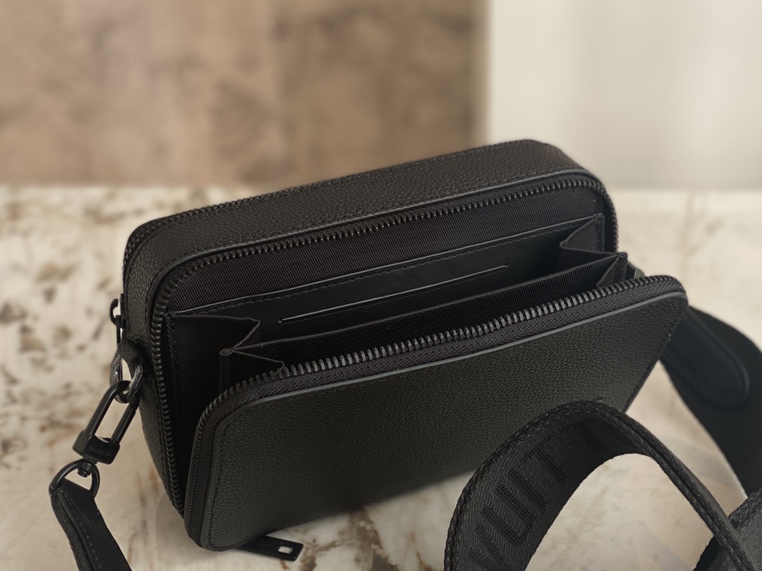 Top-Tier Original Quality] M59161 Black All-Leather Box Bag Series - Bag 9