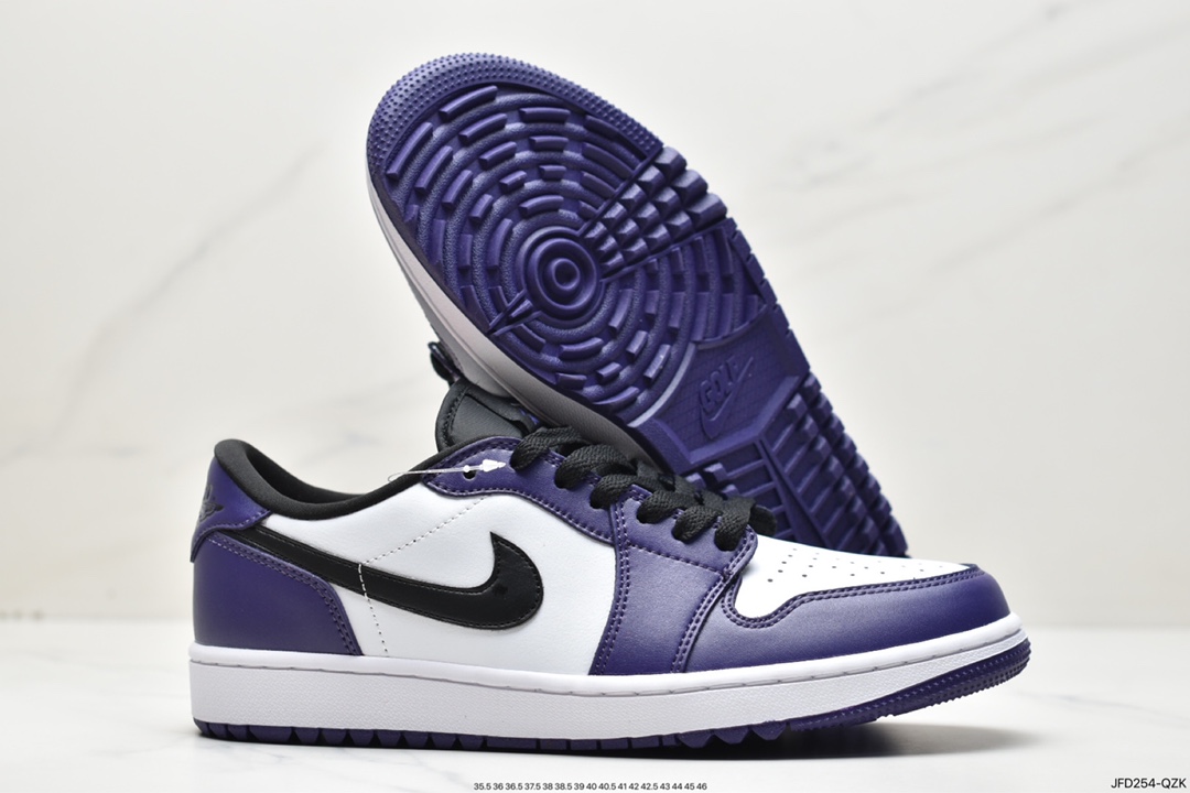 170 Air Jordan 1 Low Golf 白黑紫 DD9315-105