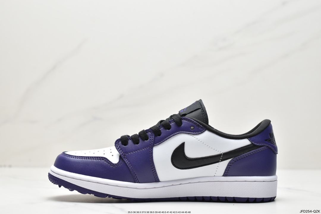 170 Air Jordan 1 Low Golf 白黑紫 DD9315-105