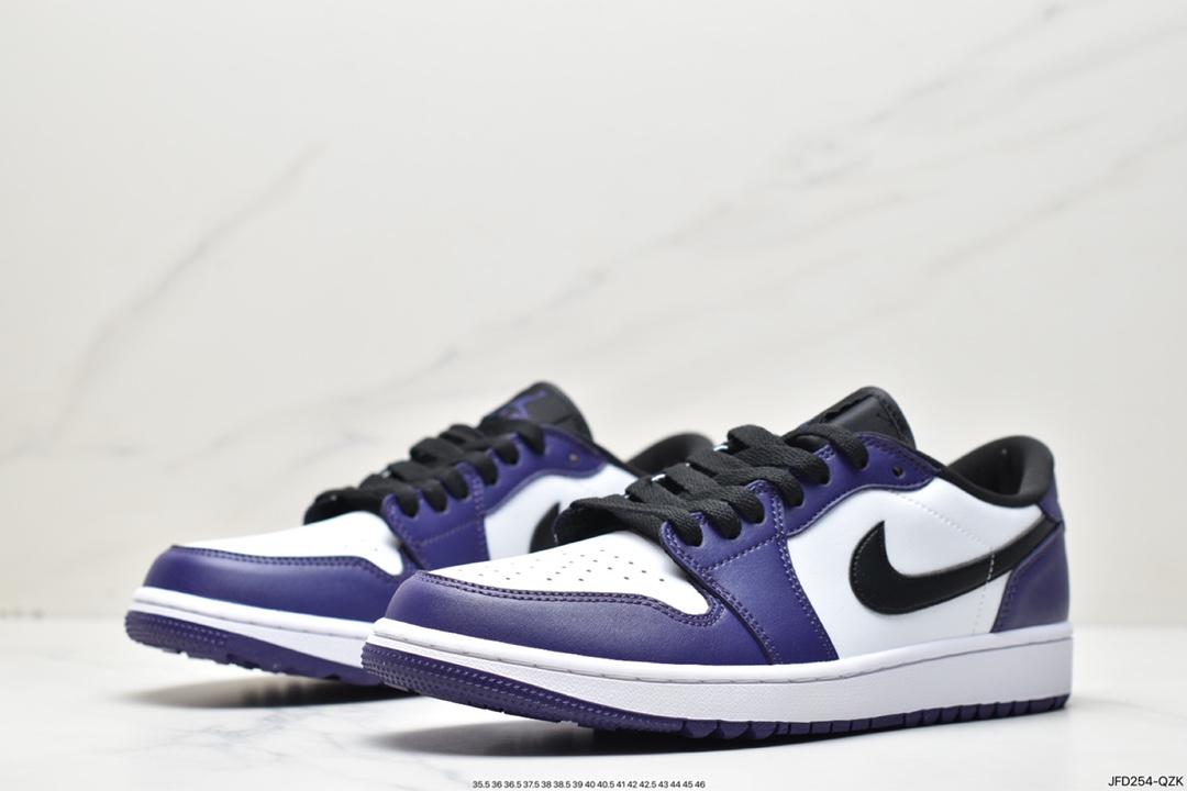 170 Air Jordan 1 Low Golf 白黑紫 DD9315-105