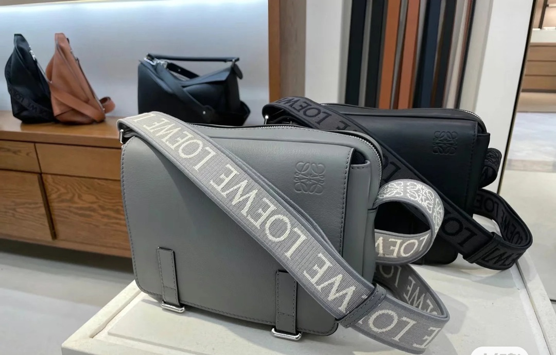 Sale Outlet Online
 Loewe Messenger Bags Grey Men