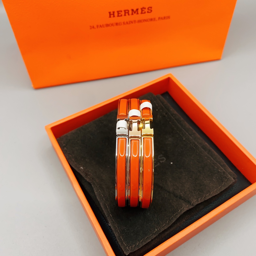 Hermes Jewelry Bracelet Black Mini