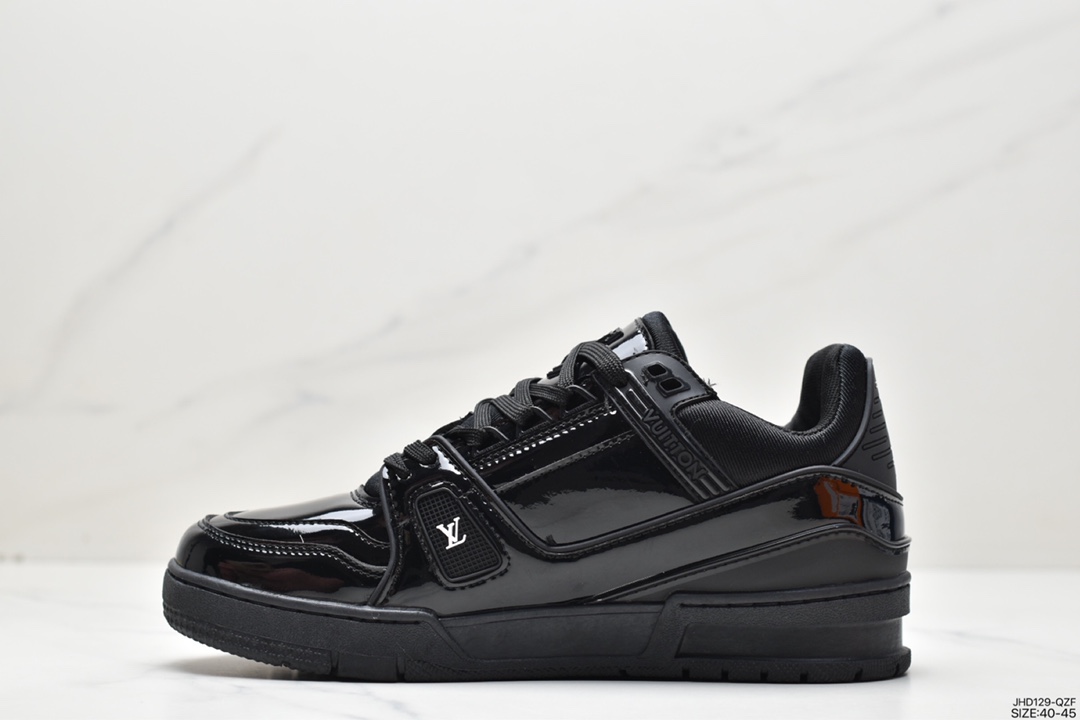 New LV Louis Vuitton Louis Vuitton Trainer Sneaker Low casual sports culture all-match basketball shoes