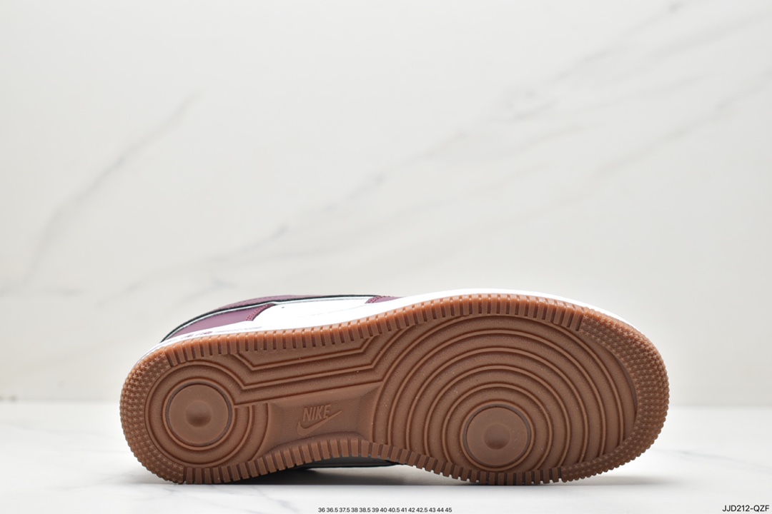 130 NK Air Force 1’07 Low LX”Red wine/White/Gum”空军一号DQ7659-102