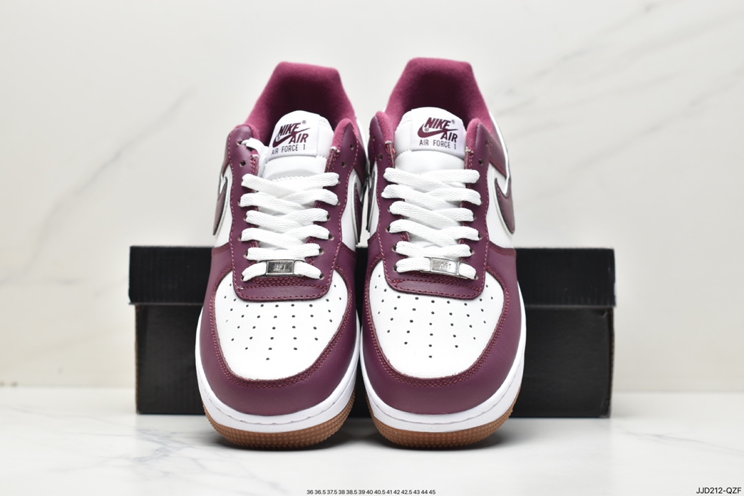 130 NK Air Force 1’07 Low LX”Red wine/White/Gum”空军一号DQ7659-102