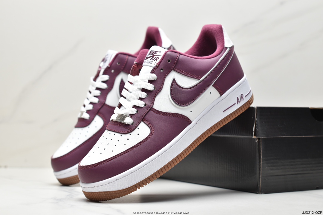 130 NK Air Force 1’07 Low LX”Red wine/White/Gum”空军一号DQ7659-102