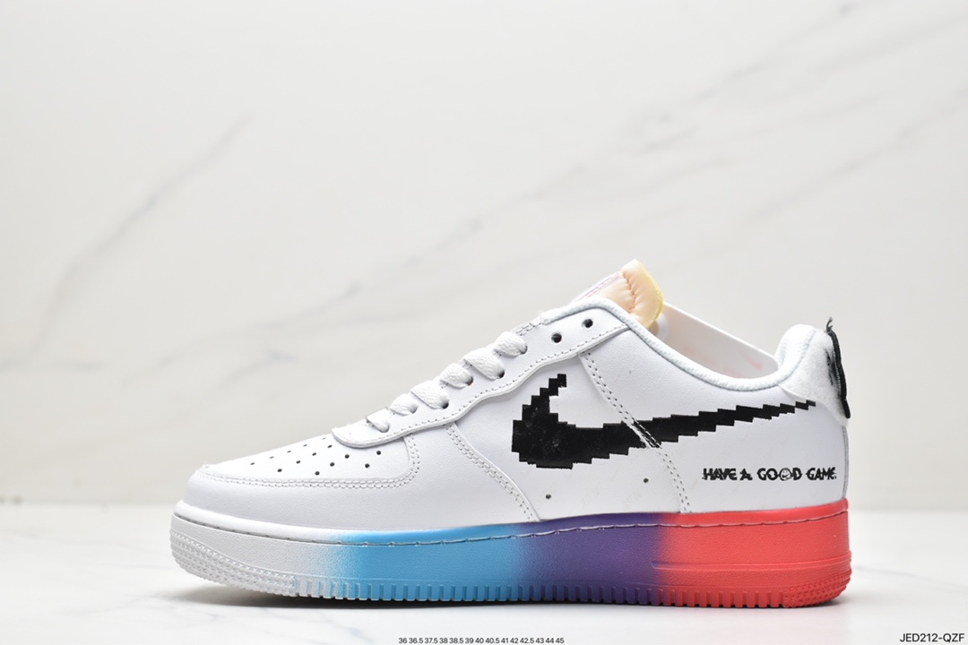 150 Nike Air Force1 LOW'07 电玩配色318155-113