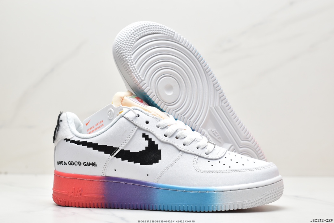 150 Nike Air Force1 LOW'07 电玩配色318155-113