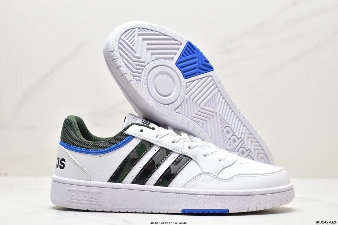 ”,clover adidas HOOPS 3.0MID Rome series middle help GY4738”