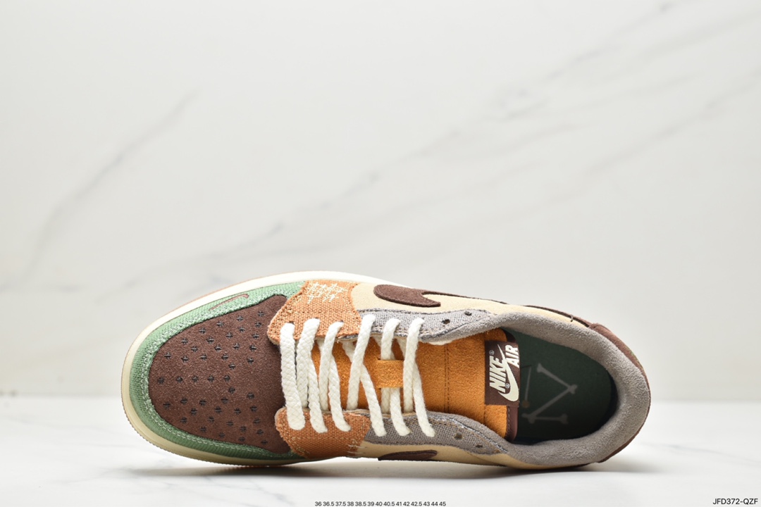 170 NBA锡安·威廉姆森/Zion Williamson x Air Jordan 1 Low OG”Voodoo”AJ1乔丹一代DZ7292-200