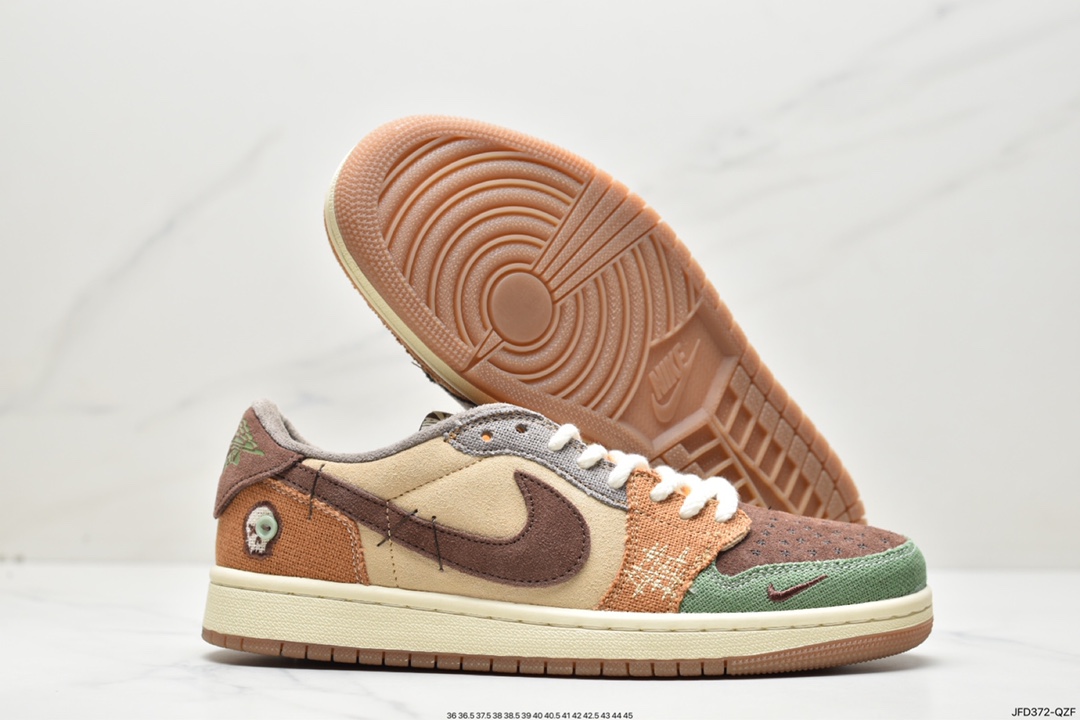 170 NBA锡安·威廉姆森/Zion Williamson x Air Jordan 1 Low OG”Voodoo”AJ1乔丹一代DZ7292-200