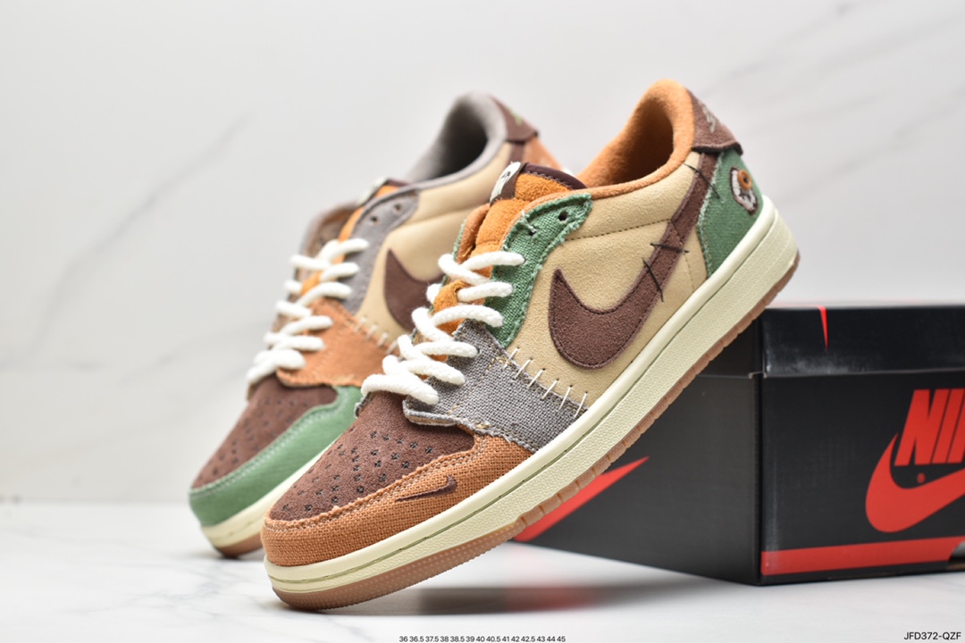 170 NBA锡安·威廉姆森/Zion Williamson x Air Jordan 1 Low OG”Voodoo”AJ1乔丹一代DZ7292-200
