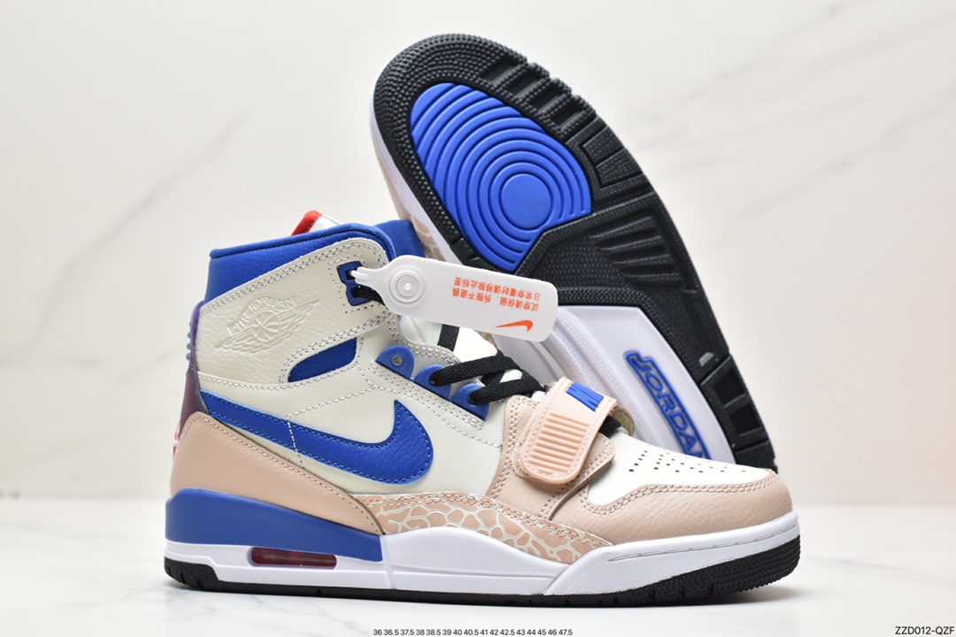 250 耐克Nike Air Jordan Legacy 312 High”Black/Light Smoke Grey”CD7068-106