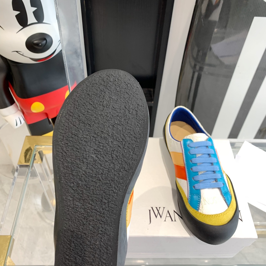 JW Anderson Lovebirds Embroidered Canvas Recreational Shoes: Unisex Top Editions, Same Details - 图片 6