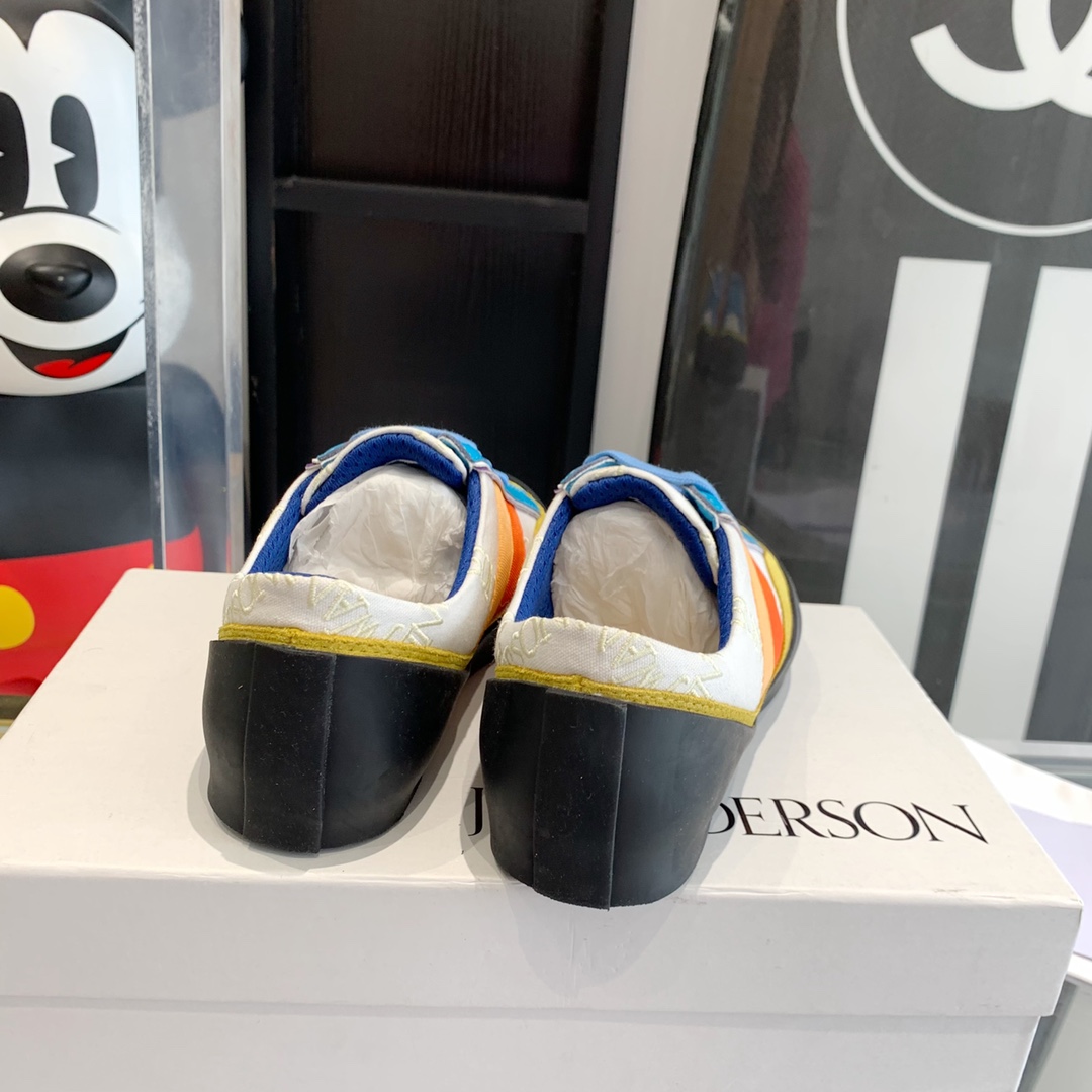 JW Anderson Lovebirds Embroidered Canvas Recreational Shoes: Unisex Top Editions, Same Details - 图片 9