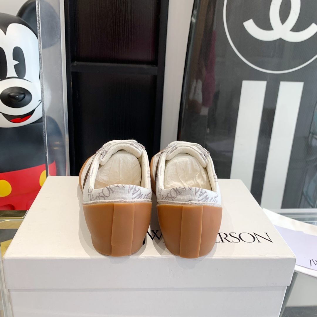 JW Anderson Embroidered Canvas Recreational Shoes for Couples, Top Editions, Unisex Design - 图片 9