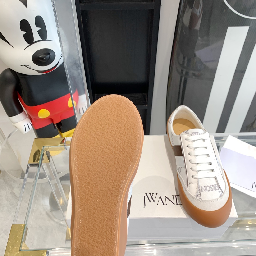 JW Anderson Embroidered Canvas Recreational Shoes for Couples, Top Editions, Unisex Design - 图片 6