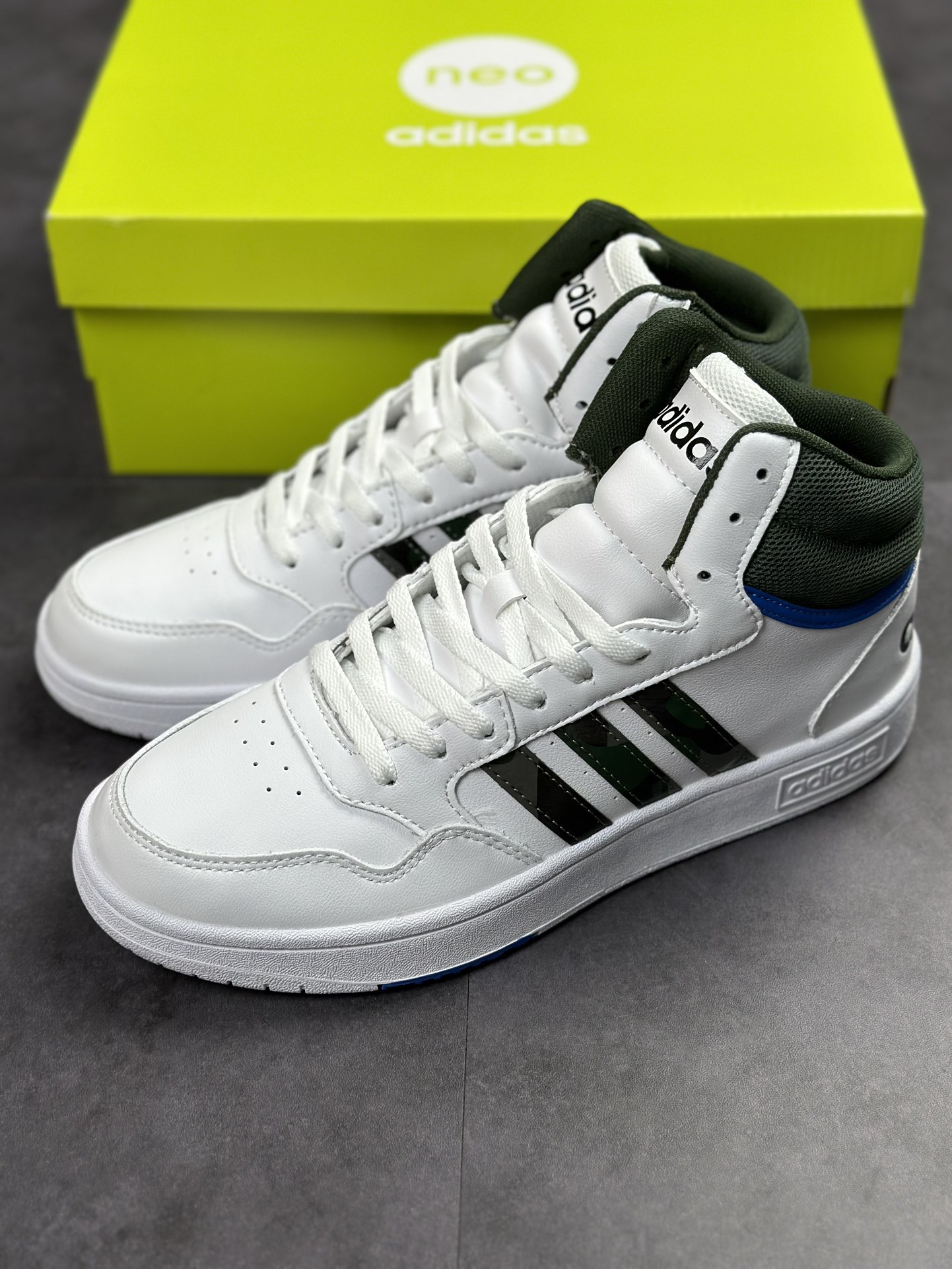 adidad HOOPS 3.0 all-match single product tennis sports casual high-top sneakers GY4747