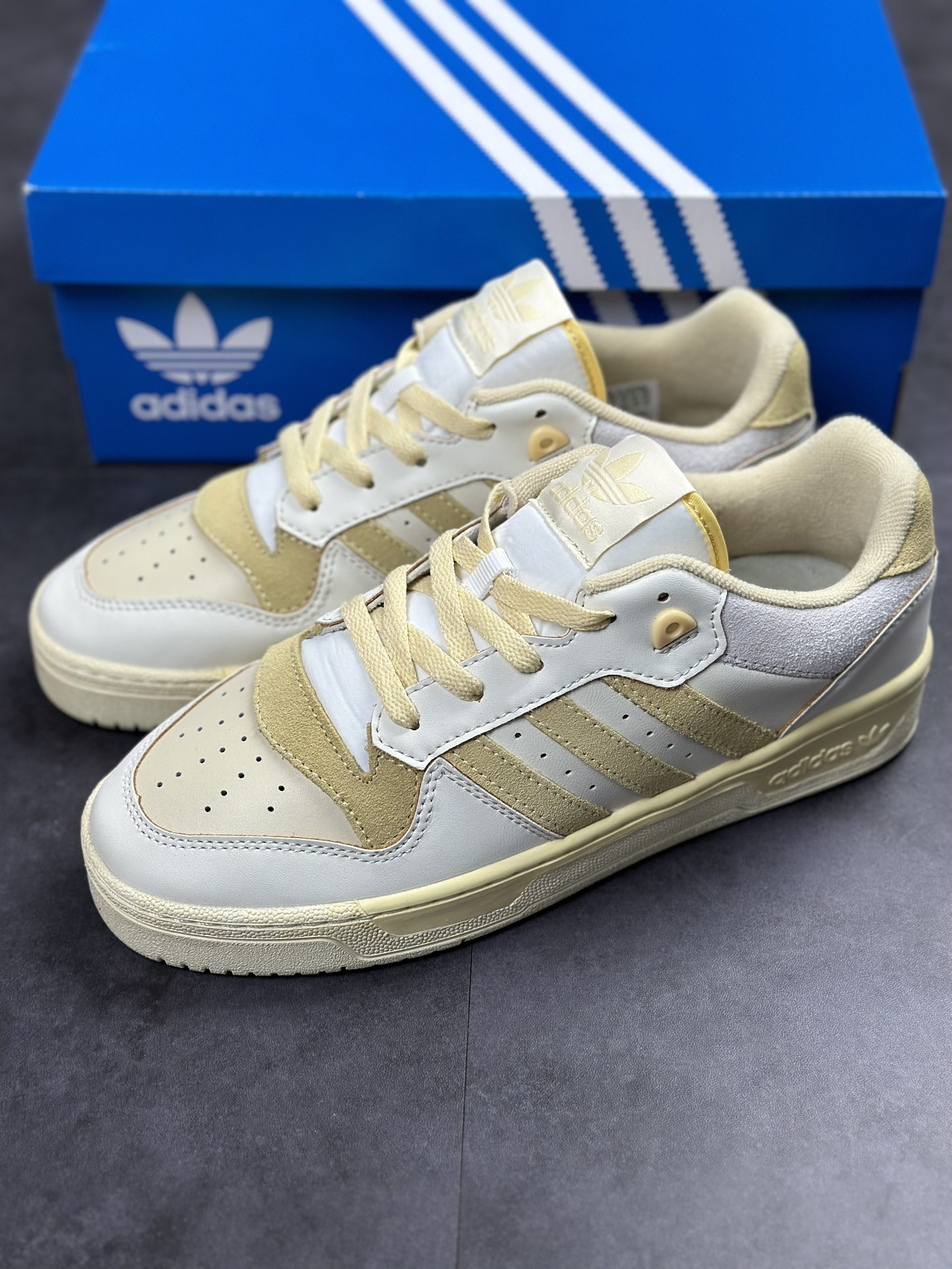 Overseas channel version original box original label Adidas Rivalry Low Premium clover low state FY7430