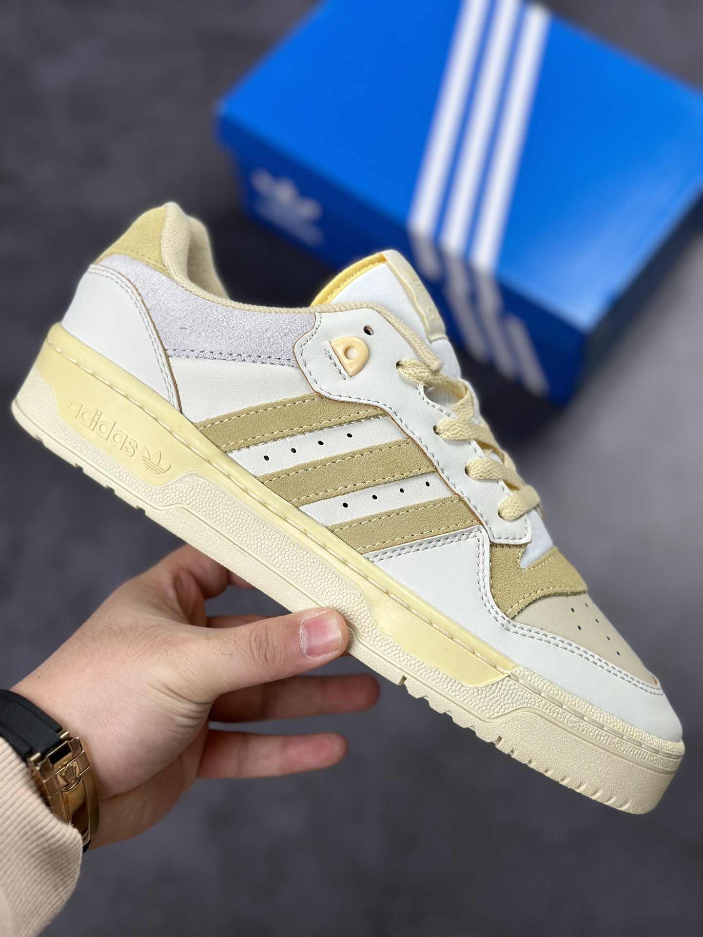 Overseas channel version original box original label Adidas Rivalry Low Premium clover low state FY7430