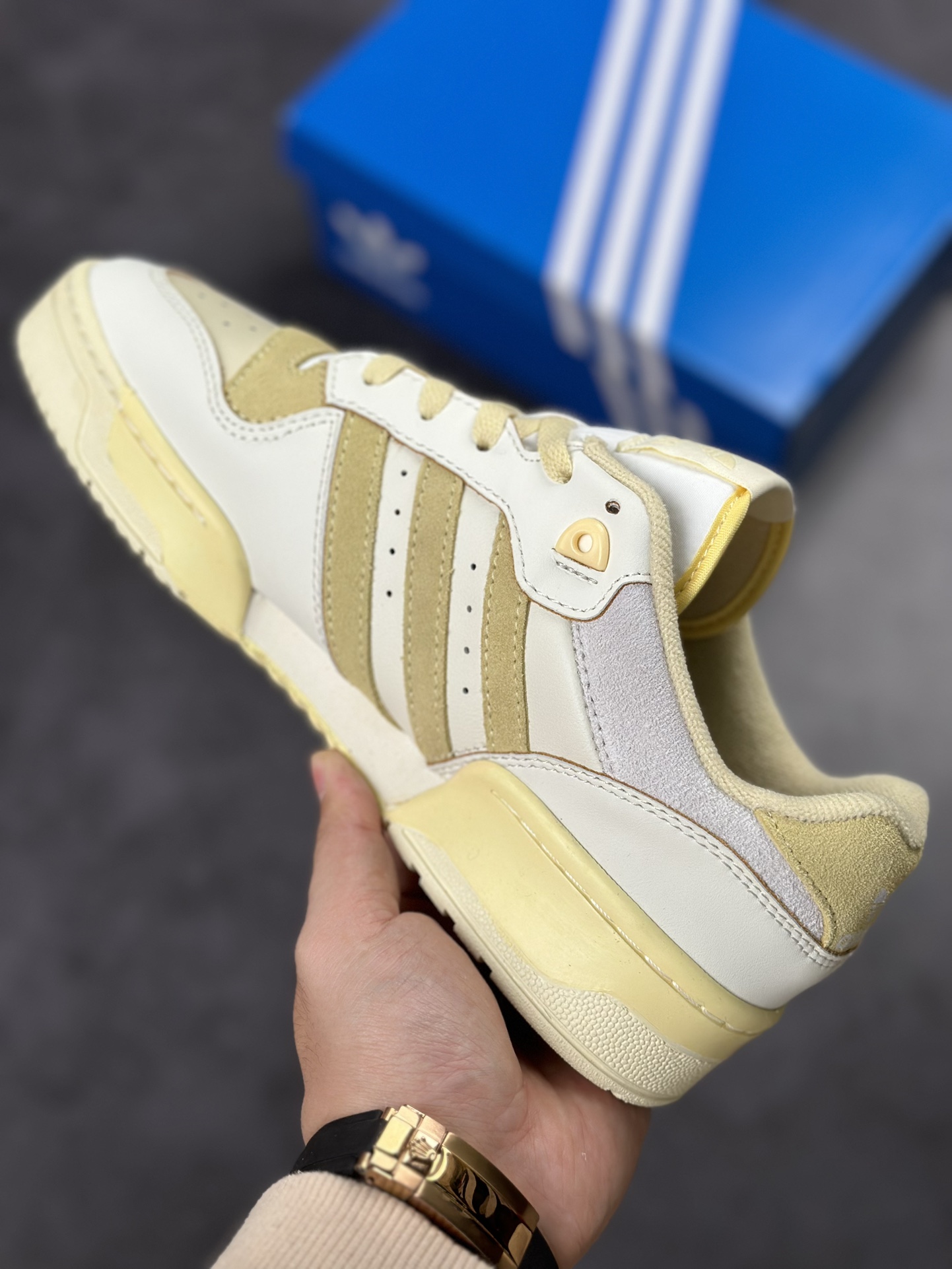 Overseas channel version original box original label Adidas Rivalry Low Premium clover low state FY7430