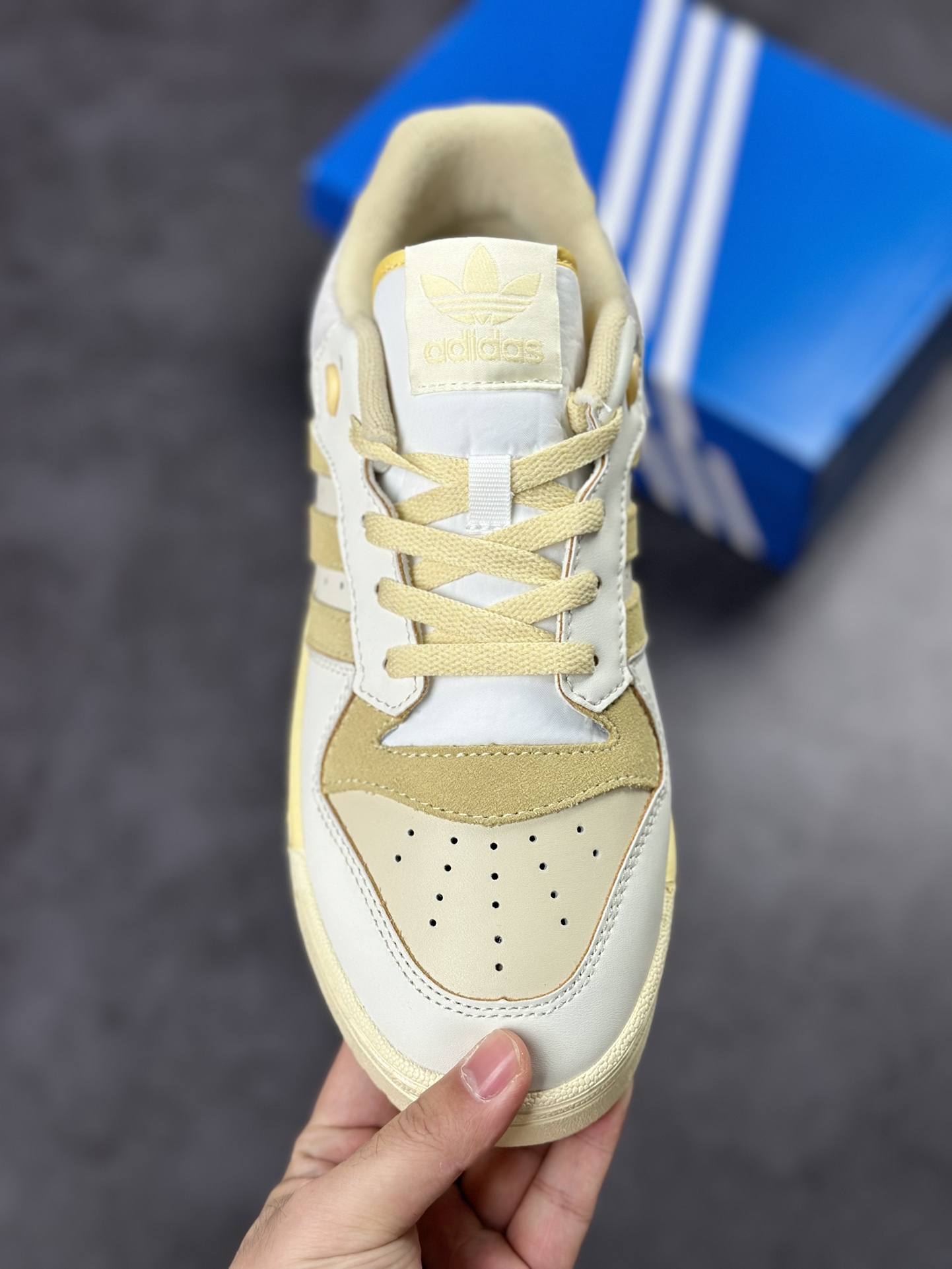 Overseas channel version original box original label Adidas Rivalry Low Premium clover low state FY7430