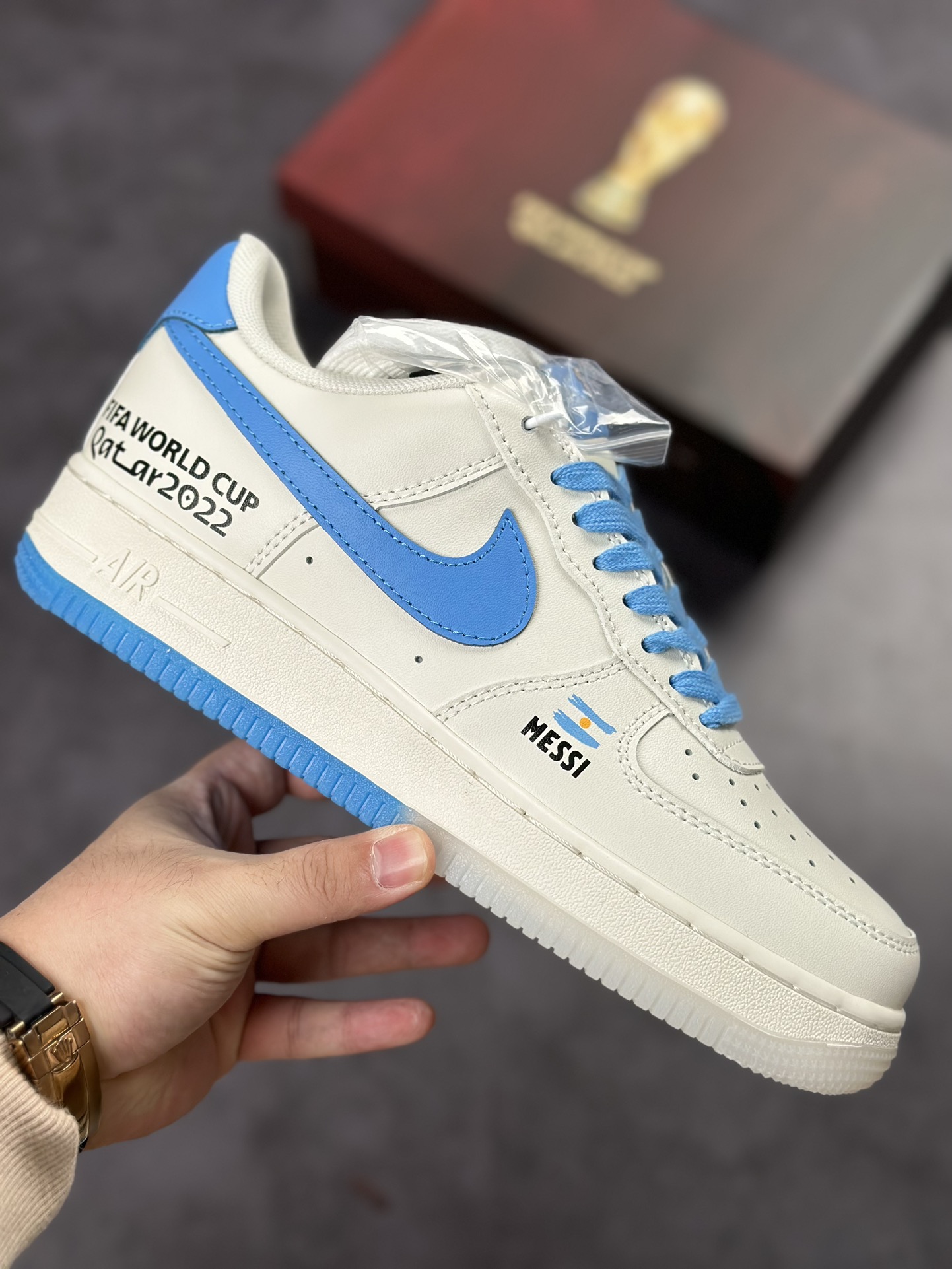 250 Nike Air Force 1 Low 07 白蓝 阿根廷 DR9868-800